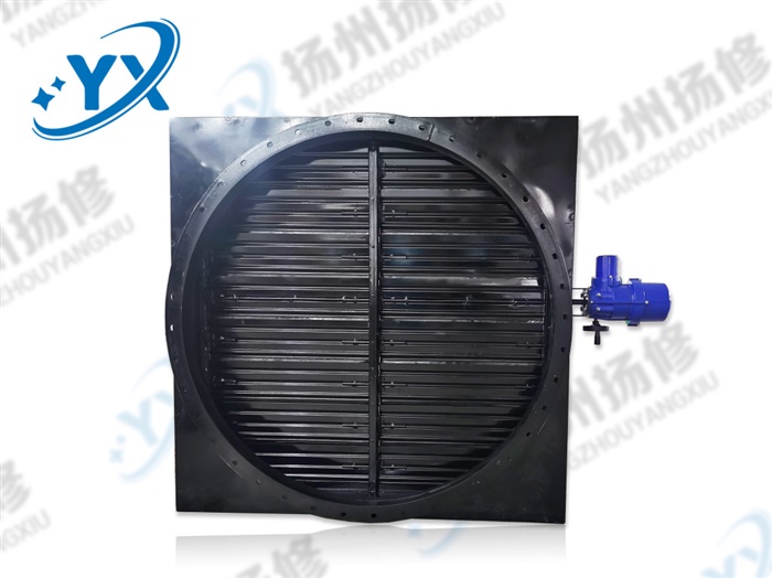 DN1800 Q235材質(zhì)電動防腐密閉風(fēng)閥 