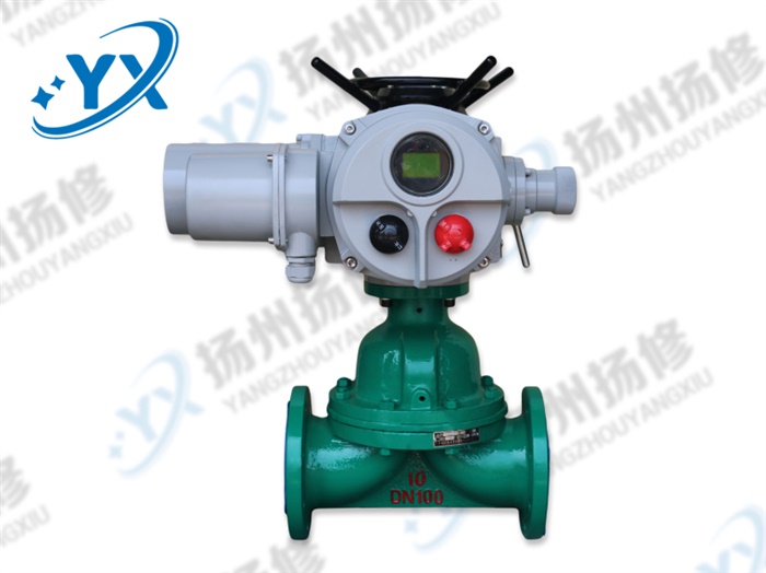 電動襯膠隔膜閥